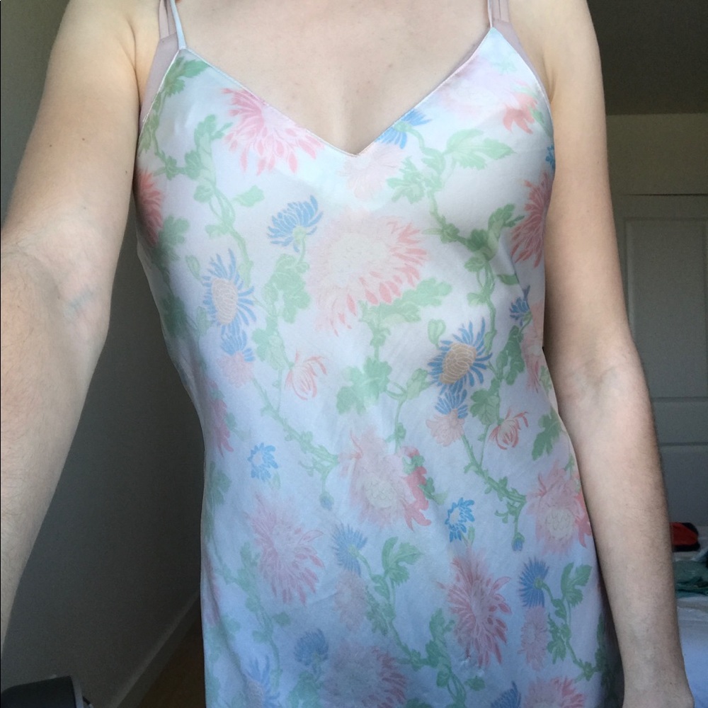 Vintage Floral Slip Dress